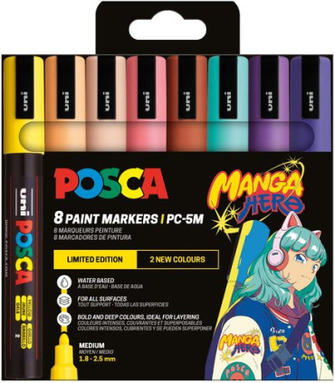 ROTUL.UNI-POSCA PC-5M MANGA E/8