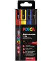 ROTUL.UNI-POSCA PC-3M COL. BASICOS E/4