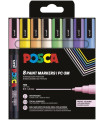 ROTUL.UNI-POSCA PC-3M PASTEL E/8