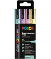 ROTUL.UNI-POSCA PC-3M COL. SUAVES E/4