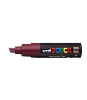 ROTUL.UNI-POSCA PC-8K  ROJO VINO