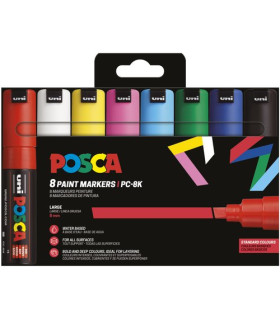 ROTUL.UNI-POSCA PC-8K BOLSA 8