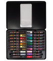 ROTUL.UNI-POSCA CAJA METALICA  20 SURT.
