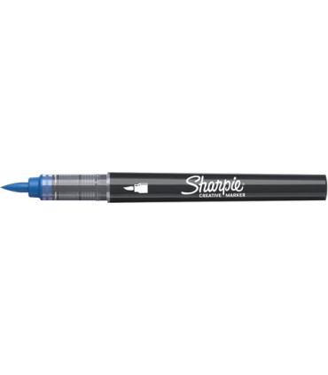 ROTUL.SHARPIE CREAT. P.PINCEL AZUL CIAN
