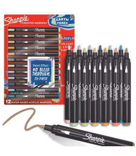 ROTUL.SHARPIE CREAT. ACRYLIC C.TIE BL.12