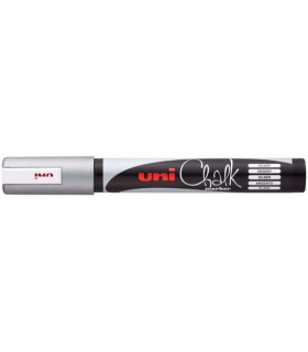 ROTUL.UNIBALL CHALK MARKER PWE-5M PLATA