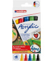 ROTUL.EDDING 5100 ACRYLIC BASICOS PACK 5