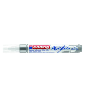 ROTUL.EDDING 5100 ACRYLIC 2-3 mm PLATA