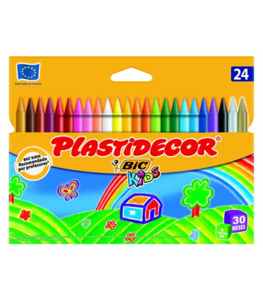 CERAS PLASTIDECOR ESTUCHE DE 24