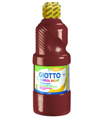 TEMPERA GIOTTO LAVAB.LIQ.500 ml CASTAÑO