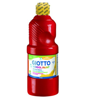 TEMPERA GIOTTO LAVAB.LIQ.500 ml ROJO VER