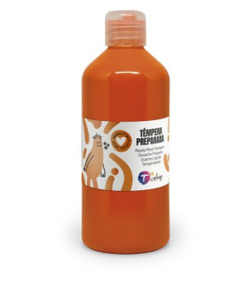 TEMPERA TCOLORS LIQ.500 ml NARANJA