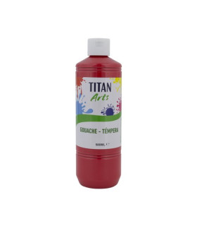TEMPERA TITAN AC ESC.500ml BERMELLON