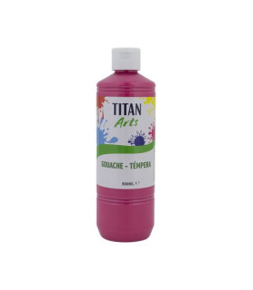 TEMPERA TITAN AC ESC.500ml ROSA