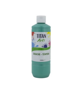 TEMPERA TITAN AC ESC.500ml TURQUESA