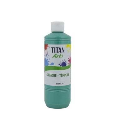 TEMPERA TITAN AC ESC.500ml TURQUESA