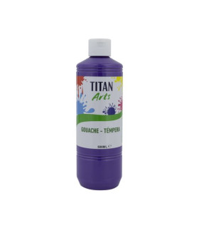 TEMPERA TITAN AC ESC.500ml VIOLETA