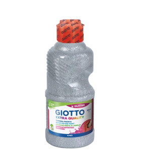 TEMPERA GIOTTO LIQ.GLITTER 250 ml PLATA
