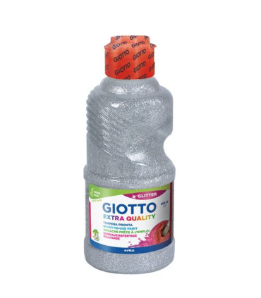 TEMPERA GIOTTO LIQ.GLITTER 250 ml PLATA