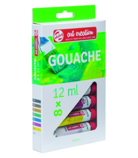 TEMPERA TALENS 12 ml ESTUCHE 8