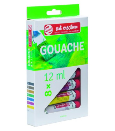 TEMPERA TALENS 12 ml ESTUCHE 8