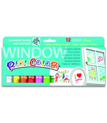 TEMPERA PLAYCOLOR ONE WINDOW C/12