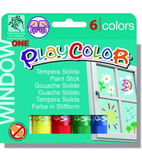 TEMPERA PLAYCOLOR ONE WINDOW C/6
