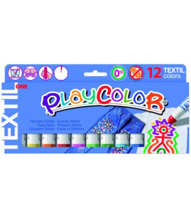 TEMPERA PLAYCOLOR TEXTIL ONE C/12