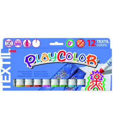 TEMPERA PLAYCOLOR TEXTIL ONE C/12