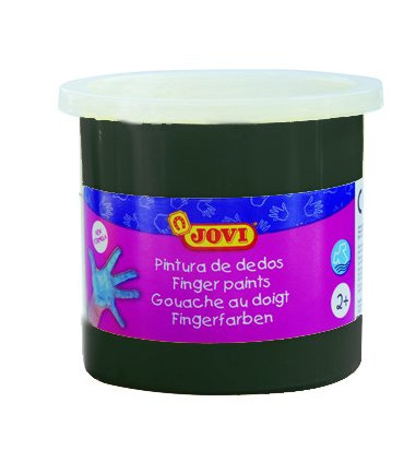 PINTURA DEDOS JOVI 125 ml NEGRO