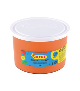 PINTURA DEDOS JOVI 500 ml NARANJA