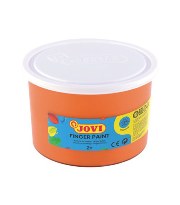 PINTURA DEDOS JOVI 500 ml NARANJA