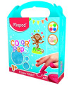 PINTURA DEDOS MAPED CAJA DE 4 SURT.