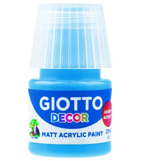 PINTURA ACRIL.GIOTTO 25 ml AZUL CYAN