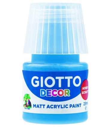 PINTURA ACRIL.GIOTTO 25 ml AZUL CYAN