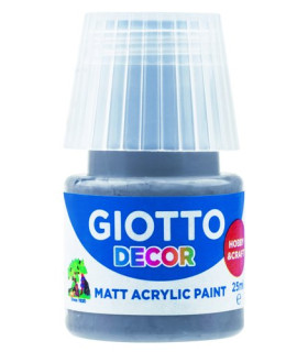 PINTURA ACRIL.GIOTTO 25 ml GRIS OSCURO