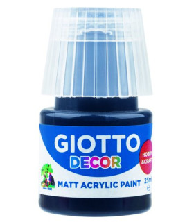 PINTURA ACRIL.GIOTTO 25 ml NEGRO