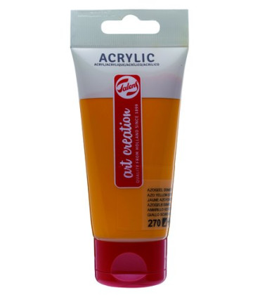 PINTURA ACRIL.TALENS 75 ml AMARILLO OSC.