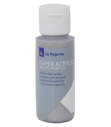 PINTURA ACRIL.PAJARITA 60 ml PLATA A-50