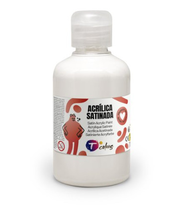 PINTURA ACRIL.TCOLORS 250 ml BLANCO