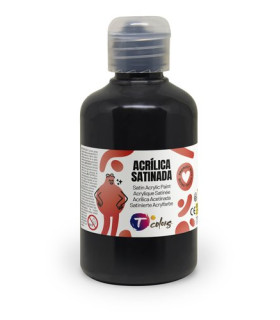 PINTURA ACRIL.TCOLORS 250 ml NEGRO