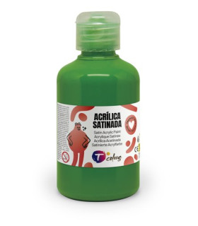 PINTURA ACRIL.TCOLORS 250 ml VERDE OSCUR