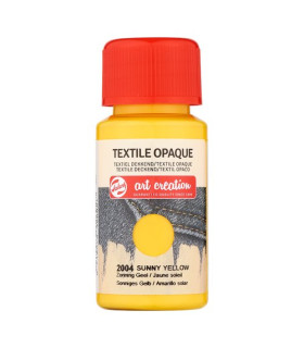 PINTURA TELA TALENS OPACA 50ml AMARILLO