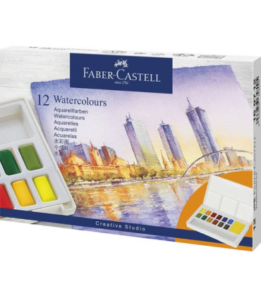 ACUARELAS FABER-CASTELL CREATIVE EST/12