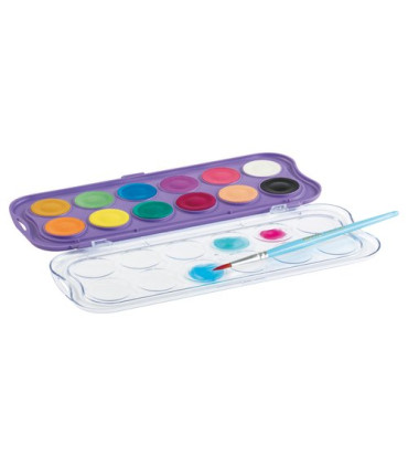 ACUARELAS GIOTTO CC 30 mm ESTUCHE 12