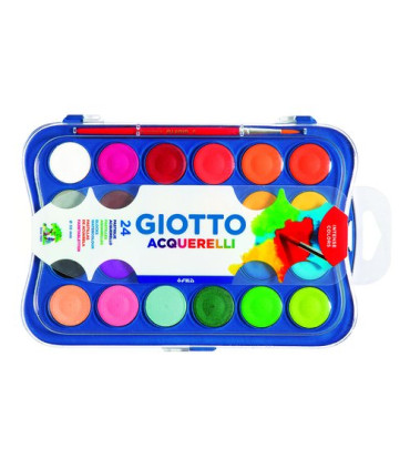 ACUARELAS GIOTTO 30 mm ESTUCHE 24