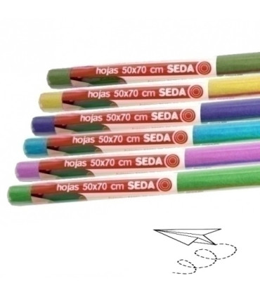PAPEL SEDA C.G.ROLLO 5 HOJAS 50x70 BL.
