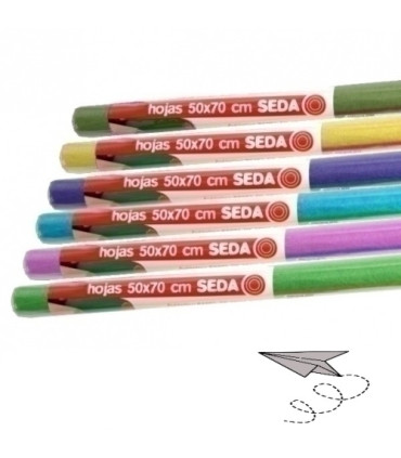 PAPEL SEDA C.G.ROLLO 5 HOJAS 50x70 GRIS