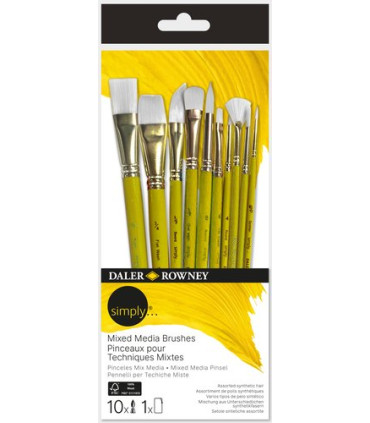 PINCEL DALER ROWNEY MIX SET 10
