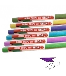 PAPEL SEDA C.G.ROLLO 5 HOJAS 50x70 VIOL.